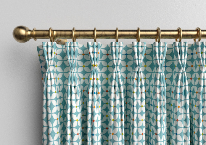 Zap, Azure - Made to Measure Curtains - Image 11